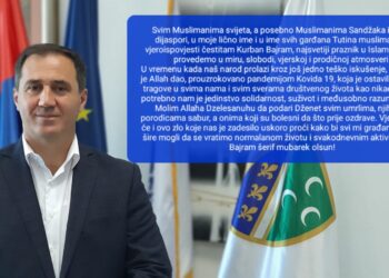 Predsjednik opštine Tutin čestitao predstojeći Kurban Bajram