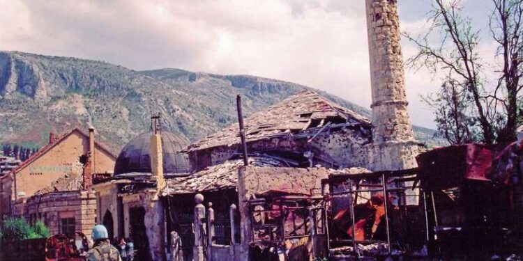 KULTUROCID HVO-A NA PROSTORU HERCEGOVINE-U STOCU,ČAPLJINI I MOSTARU SRUŠILI SU 40 DŽAMIJA !