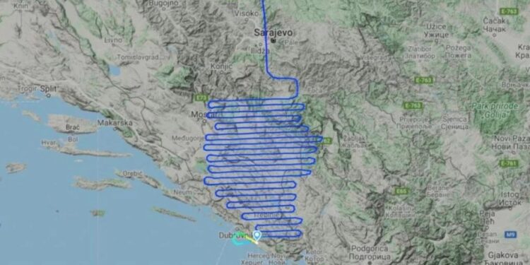 ČUDNA PUTANJA AVIONA IZNAD BIH: O ČEMU JE RIJEČ?