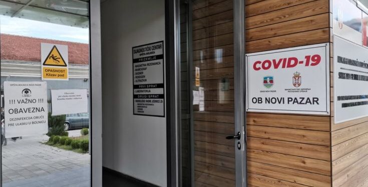 NOVI PAZAR: OSAM HOSPITALIZOVANIH PACIJENATA