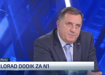 (VIDEO) Na brojna pitanja voditeljice N1, Dodik odgovarao istom rečenicom