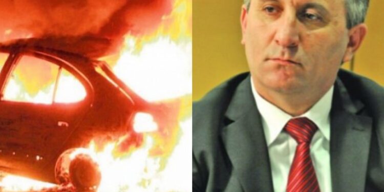 ZAPALJEN AUTOMOBIL HAZBU MUJOVIĆU