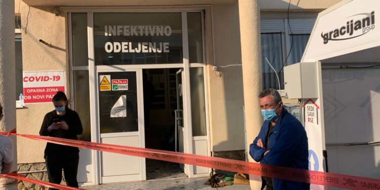 NOVI PAZAR: Na liječenju 50 kovid pacijenata