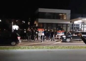 Cetinje: Ponovo pokušali da iscrtaju kapelu