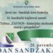PROGRAM OBILJEŽAVANJA 20. NOVEMBRA – DANA SANDŽAKA