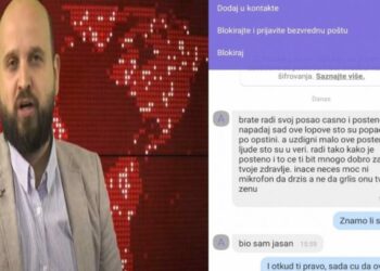 NOVI PAZAR: UHAPŠEN MUŠKARAC KOJI JE PRIJETIO NOVINARU RADETINCU