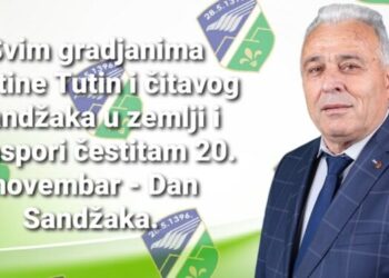 ČESTITKA PREDSJEDNIKA OPŠTINE TUTIN SALIHA HOTA POVODOM DANA SANDŽAKA