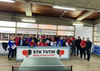 Ponovo počeo sa radom, Stonoteniserski klub Tutin-braća Halilović