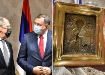 Lavrov vraća ikonu koju je dobio od Dodika: Poklon stiže nazad