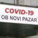 Novi Pazar – Dva nova prijema, šest osoba na respiratorima