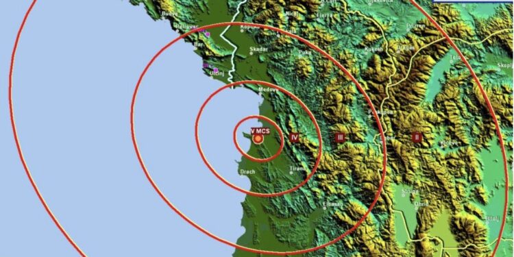 Zemljotres u Albaniji, osjetio se u Sandžaku