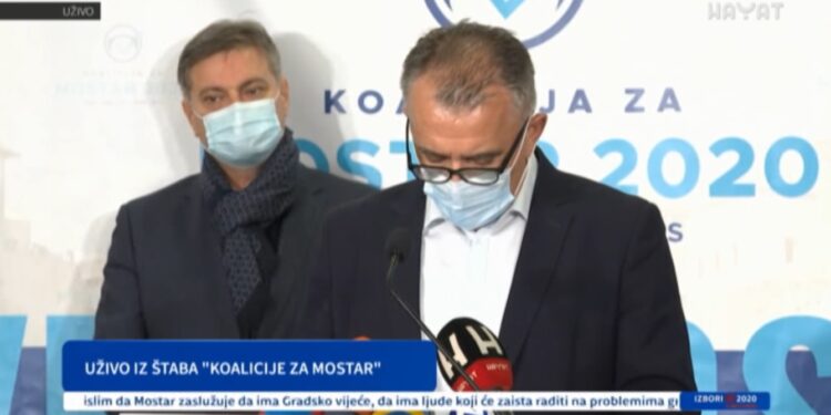 KOALICIJA ZA MOSTAR OSVOJILA 42 POSTO GLASOVA, SLIJEDI HDZ I BH. BLOK