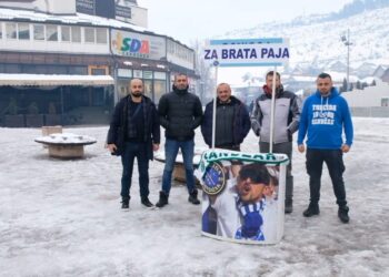 “Torcida Sandžaka” i u Tutinu prikuplja sredstva za izgradnju kuće svom članu Paju