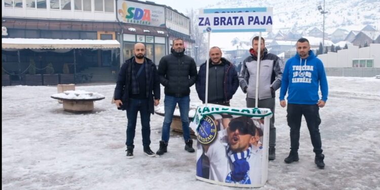 “Torcida Sandžaka” i u Tutinu prikuplja sredstva za izgradnju kuće svom članu Paju