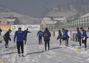 (VIDEO) Fudbaleri Tutina počeli pripreme za nastavak prvenstva u Srpskoj ligi Zapad
