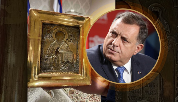 Dodik: Radi se o porodičnoj ikoni čovjeka koji je živio u Rusiji