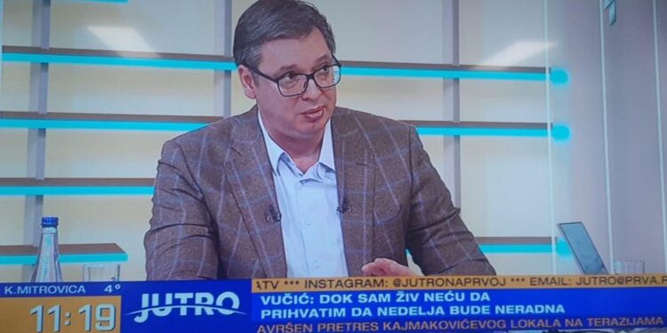 Vučićev TV šou od 84 minuta: “Droga, šok snimci, majka kurv….., pederi, kučići, mačići…”