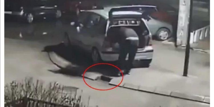 (VIDEO) Pogledajte krađu ivičnjaka u Prijepolju