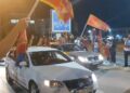 Nikšić: Sa crnogorskim zastavama automobilima obilazili grad (VIDEO)