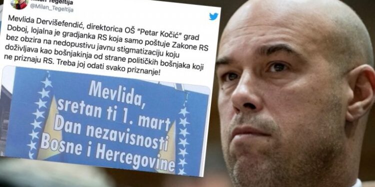 Skandalozno: Tegeltija pozvao na “odavanje priznanja” direktorici Mevlidi Dervišefendić