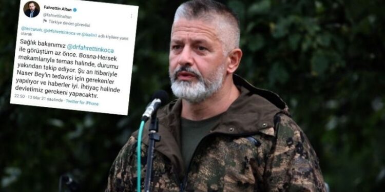 ALTUN: Turska će uraditi sve što bude trebalo za zdravlje Nasera Orića