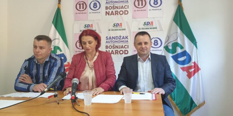 PRIJEPOLJE: SDA SANDŽAKA NEĆE UČESTVOVATI U RADU SKUPŠTINE ZAKAZANE ZA PONEDJELJAK