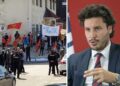 VIDEO: Plavljani zvižducima dočekali i ispratili Abazovića