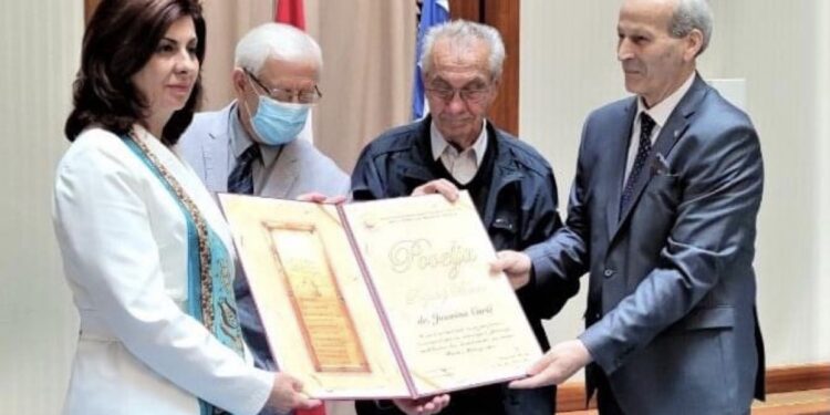 PREDSJEDNICA BNV DOBITNICA POVELJE „PRIJATELJ BOSNE“