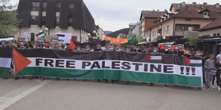 U Rožajama održan skup podrške Palestini