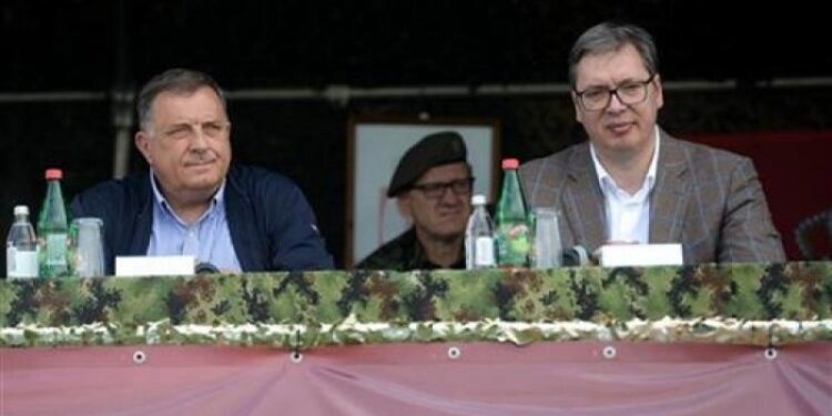 Dodik opet gost na vojnoj vježbi u Srbiji, Oružane snage BiH ignoriše