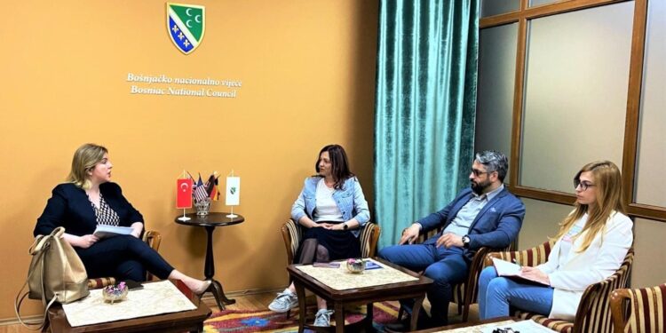 Bošnjačko nacionalno vijeće posjetila dr Nezrina Kurtanović, učesnica programa Bilingvalne stem naučnice