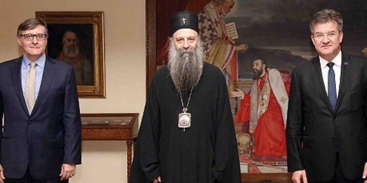 Patrijarh SPC Lajčaku i Palmeru: Ne ugrožavati interese Crkve, naroda i države Srbije