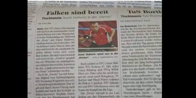 I u Njemčkoj je među najboljima: O Tutincu Asmiru Haliloviću pišu i tamošnje novine