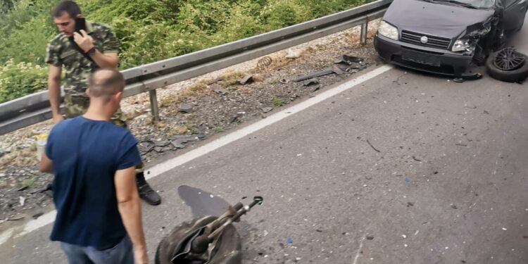 Udes na Ibarskoj u mjestu Bojanići (FOTO)