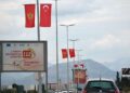 Podgorica: Zastave Crne Gore i Turske uoči dolaska Erdogana