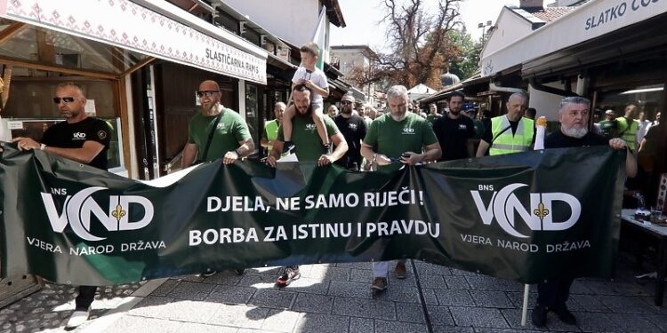 U Sarajevu se održava protest protiv Povorke ponosa