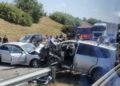 JEZIV UDES NA AUTOPUTU KOD BUBANJ POTOKA Sudarila se četiri vozila, među povrijeđenima ima i djece, saobraćaj potpuno OBUSTAVLJEN (FOTO)