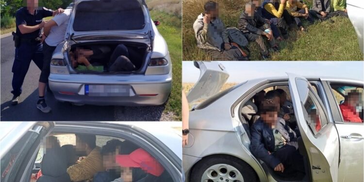 Mađarska: Srbin u automobilu švercao 9 migranata