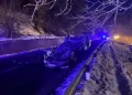 Berane: Prevrnulo se vozilo, vozač lakše povrijeđen