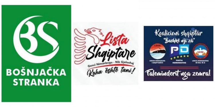 Zajedničko saopštenje Bošnjačke stranke, Albanske liste i Albanske koalicije: Podržavamo prijedlog o manjinskoj vladi