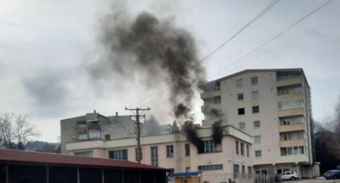 DRAMA U BH. GRADU: GORI POLICIJSKA STANICA