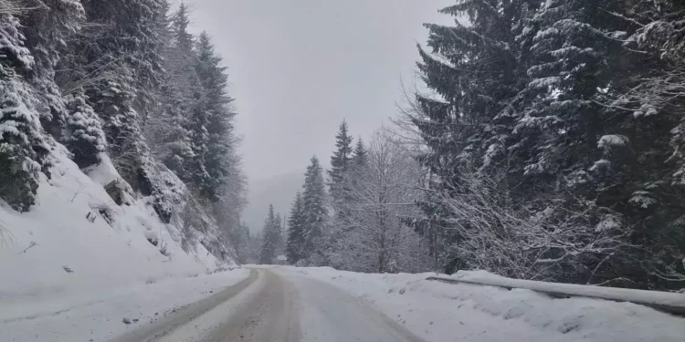 Magistralni put Berane – Rožaje neočišćen, veliki problem na teret vozača