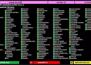 Srbija i BiH glasale za Rezoluciju UN-a koja osuđuje rusku invaziju