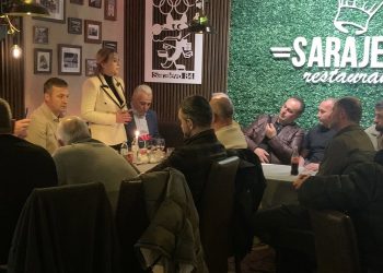 Kandidati za narodne poslanike Selma Kučević, Salih Hot i Adnan Šehović u posjeti Beču