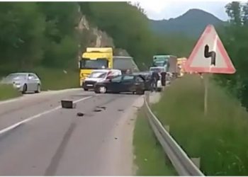 Sandžak / Težak udes kamiona i automobila