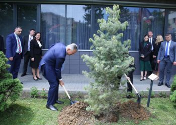 (VIDEO) Đukanović zasadio drvo prijateljstva u bašti Vladinog kompleksa