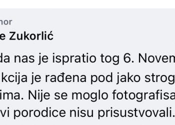 Usame priznao! Fotografija koju sam objavio napravljena 6. novembra