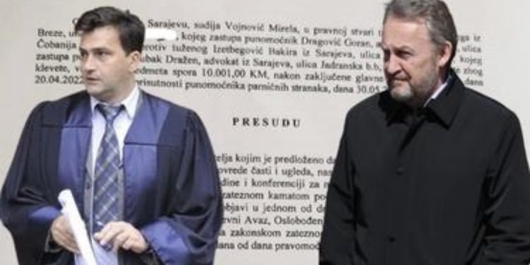 Oleg Čavka izgubio tužbu protiv Bakira Izetbegovića, mora platiti sudske troškove