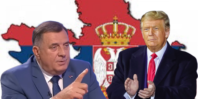 DODIK RATNOHUŠKAČKI ZA OPSTANAK NA VLASTI: MOLIM BOGA DA SE VRATI TRAMP, ČEKAMO PRAVI TRENUTAK ZA ODCEPLJENJE OD BIH