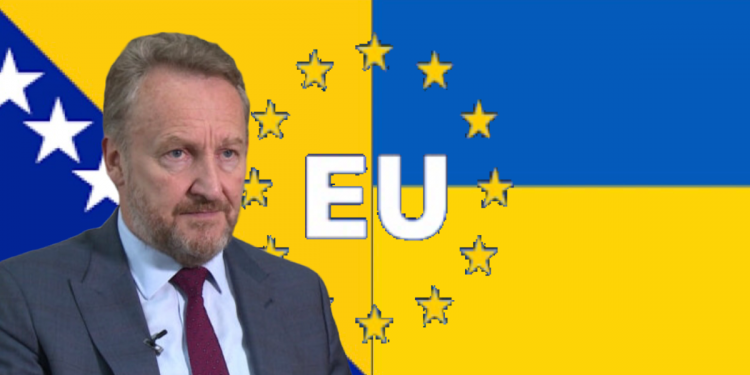 IZETBEGOVIĆ: BIH DOBIJA KANDIDATSKI STATUS ZA EU ZAJEDNO SA UKRAJINOM